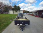 5' X 10' Utility Trailer Straight Deck 18" Sides Tall Gate - Image 2