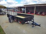 5' X 10' Utility Trailer Straight Deck 18" Sides Tall Gate - Image 10
