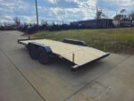 7' X 18' Wood Deck Car Hauler WIth Removable Fender 5,200 lb Axles - Image 8