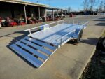 6.4'x12' Aluminum Utility Trailer With Gate Aluminum Wheels 3500 lb Axle - Image 19