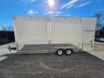 Custom Enclosed Trailer 8.5' X 24' White Cargo Event Trailer - Image 4