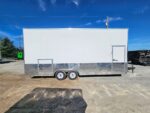 Custom Enclosed Trailer 8.5' X 24' White Cargo Event Trailer - Image 9