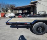 7x20 Gooseneck Equipment Trailer (2) 7K Axles Straight deck No Ramps 14K GVWR - Image 4