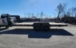 7x20 Gooseneck Equipment Trailer (2) 7K Axles Straight deck No Ramps 14K GVWR