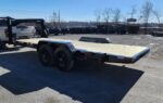 7x20 Gooseneck Equipment Trailer (2) 7K Axles Straight deck No Ramps 14K GVWR - Image 2