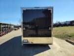 Enclosed Trailer 8.5x24 Black W/ Silver Trim Cargo & Toy Hauler 9ft Height - Image 8