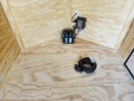 7x14 Charcoal V-Nose Enclosed Trailer (2) 3,500lb Axles Windows Elect & Blkout Pkg - Image 17