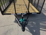 7x18 Dovetail Debris Utility Trailer w/ Side Gate 6 Foot Mesh sides (2) 3,500lb Axles 7K GVWR - Image 5