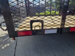 7x18 Dovetail Debris Utility Trailer w/ Side Gate 6 Foot Mesh sides (2) 3,500lb Axles 7K GVWR - Image 16