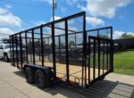 6.4x18 Debris Junk Trash Removal Leaf Trailer 6ft Mesh Sides (2) 3500lb Axles 7k GVWR - Image 5