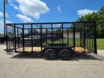 6.4x18 Debris Junk Trash Removal Leaf Trailer 6ft Mesh Sides (2) 3500lb Axles 7k GVWR - Image 4