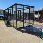 6.4' x 16' Debris Leaf Junk Trash Removal Loader Utility Trailer (2) 3500 Axles