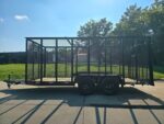 6.4' x 16' Debris Leaf Junk Trash Removal Loader Utility Trailer (2) 3500 Axles - Image 5