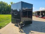 8.5x20 Enclosed Hybrid Black with Black Trim (2) 5200LB Axles - Image 2