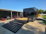 8.5x20 Enclosed Hybrid Black with Black Trim (2) 5200LB Axles - Image 9