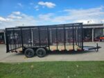 6.4' x 18' Debris Leaf Junk Trash Removal Loader Utility Trailer (2) 3500 Axles - Image 5
