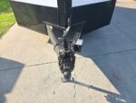 8.5x20 White V-Nose Enclosed Trailer with Blackout Pkg 9' Interior (2) 10,000LB Axles - Image 13