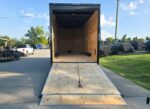 8.5x20 White V-Nose Enclosed Trailer with Blackout Pkg 9' Interior (2) 10,000LB Axles - Image 9