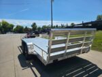 Used 6.4' x 16' All Aluminum Utility Trailer Dual Axle Straight Deck 7K GVWR - Image 8