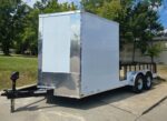 7x18 Hybrid Enclosed and Utility Trailer all in one (2) 5200LB Axles 10K GVWR - Image 2