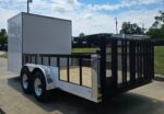 7x18 Hybrid Enclosed and Utility Trailer all in one (2) 5200LB Axles 10K GVWR - Image 7