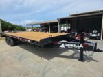 8.5x25 IBeam Deckover Trailer DoveTail (2) 7K Axles King Kong Ramps 14k GVWR - Image 2