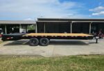 8.5x25 IBeam Deckover Trailer DoveTail (2) 7K Axles King Kong Ramps 14k GVWR - Image 4