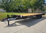 8.5x25 IBeam Deckover Trailer DoveTail (2) 7K Axles King Kong Ramps 14k GVWR - Image 3