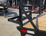 8.5x22 I-Beam Deckover Trailer (2) 7K Axles Stand-Up Ramps 14k GVWR - Image 14