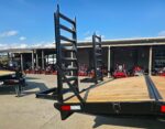 8.5x22 I-Beam Deckover Trailer (2) 7K Axles Stand-Up Ramps 14k GVWR - Image 10