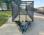 6.4' x 14'  Leaf Cage Debris Loader Utility Trailer (2) 3500 Axles - Image 4