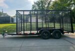 6.4' x 14'  Leaf Cage Debris Loader Utility Trailer (2) 3500 Axles - Image 3