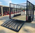 6.4' x 14'  Leaf Cage Debris Loader Utility Trailer (2) 3500 Axles - Image 8