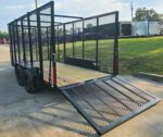 6.4' x 14'  Leaf Cage Debris Loader Utility Trailer (2) 3500 Axles - Image 10
