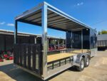 7x24 Indigo Blue Hybrid Enclosed and Utility Trailer (2) 5200LB Axles 10K GVWR - Image 5