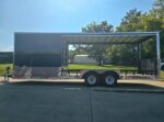 7x24 Indigo Blue Hybrid Enclosed and Utility Trailer (2) 5200LB Axles 10K GVWR - Image 4