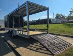 7x24 Indigo Blue Hybrid Enclosed and Utility Trailer (2) 5200LB Axles 10K GVWR - Image 8