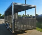 8.5x20 Charcoal Enclosed Hybrid Trailer with Gullwing (2) 3,500lb Axles - Image 5