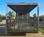 8.5x20 Charcoal Enclosed Hybrid Trailer with Gullwing (2) 3,500lb Axles - Image 6