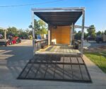 8.5x20 Charcoal Enclosed Hybrid Trailer with Gullwing (2) 3,500lb Axles - Image 8