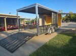 8.5x20 Charcoal Enclosed Hybrid Trailer with Gullwing (2) 3,500lb Axles - Image 9