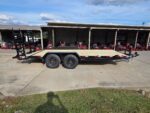 7' x 18' Skid Steer Equipment Trailer (2) 6000lb Axles with Stand-Up Ramps 12K GVWR - Image 5