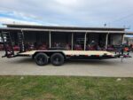 7X20 Equipment Trailer (2) 6000lb Axles with Stand-Up Ramps 12K GVWR - Image 5