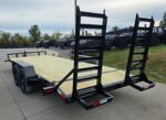 7X20 Equipment Trailer (2) 6000lb Axles with Stand-Up Ramps 12K GVWR - Image 9