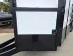 8.5x24 White Hybrid Trailer w/ Roof Covered Rear Deck 9' Interior (2) 7,000lb Axles - Image 17