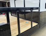 8.5x24 White Hybrid Trailer w/ Roof Covered Rear Deck 9' Interior (2) 7,000lb Axles - Image 19