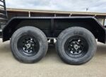 7x16 I-Beam Equipment Skid Steer Trailer (2) 5200lb Axles with Stand-Up Ramps 10K GVWR - Image 19
