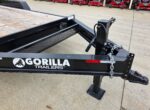 7x16 I-Beam Equipment Skid Steer Trailer (2) 5200lb Axles with Stand-Up Ramps 10K GVWR - Image 11