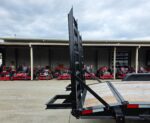 7x16 I-Beam Equipment Skid Steer Trailer (2) 5200lb Axles with Stand-Up Ramps 10K GVWR - Image 7