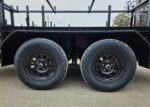 7x12 Straight Deck Utility Trailer 4ft Ladder Racks with 1.5 FT Mesh (2) 3500lb Axle - Image 20